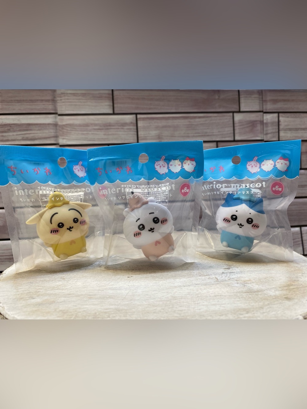 Chiikawa ❤️ (3) Interior Mascot Mini Figures 2" New Japan exclusive Kawaii